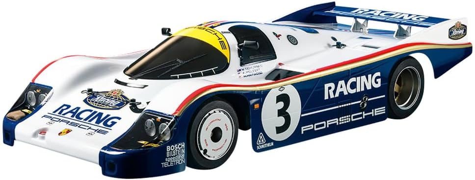 TAMIYA 47508 1:10 RC Porsche 956 Racing - Ferngesteuertes Auto Modellbausatz  300047508 RC Car RC Auto